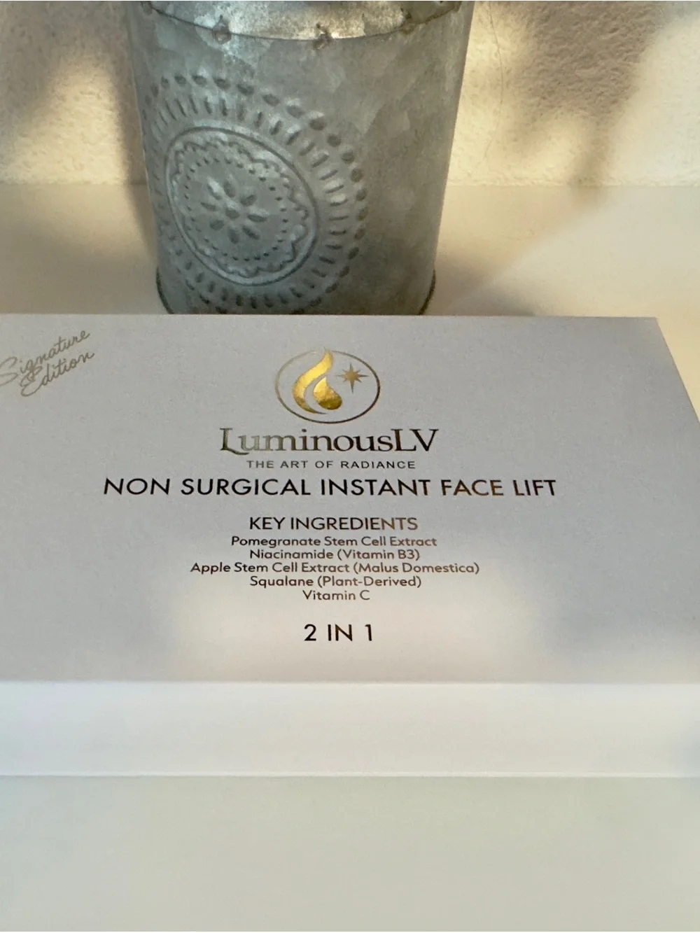LuminousLV Non Surgical Instant Face Lift Cream W/ Refill